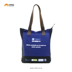 Goodie Bag Kanvas Navy Hitam